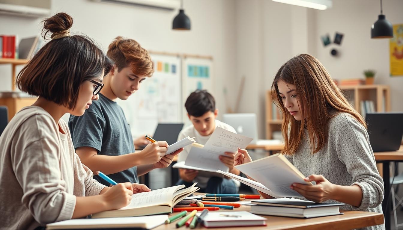Modern university campus for students