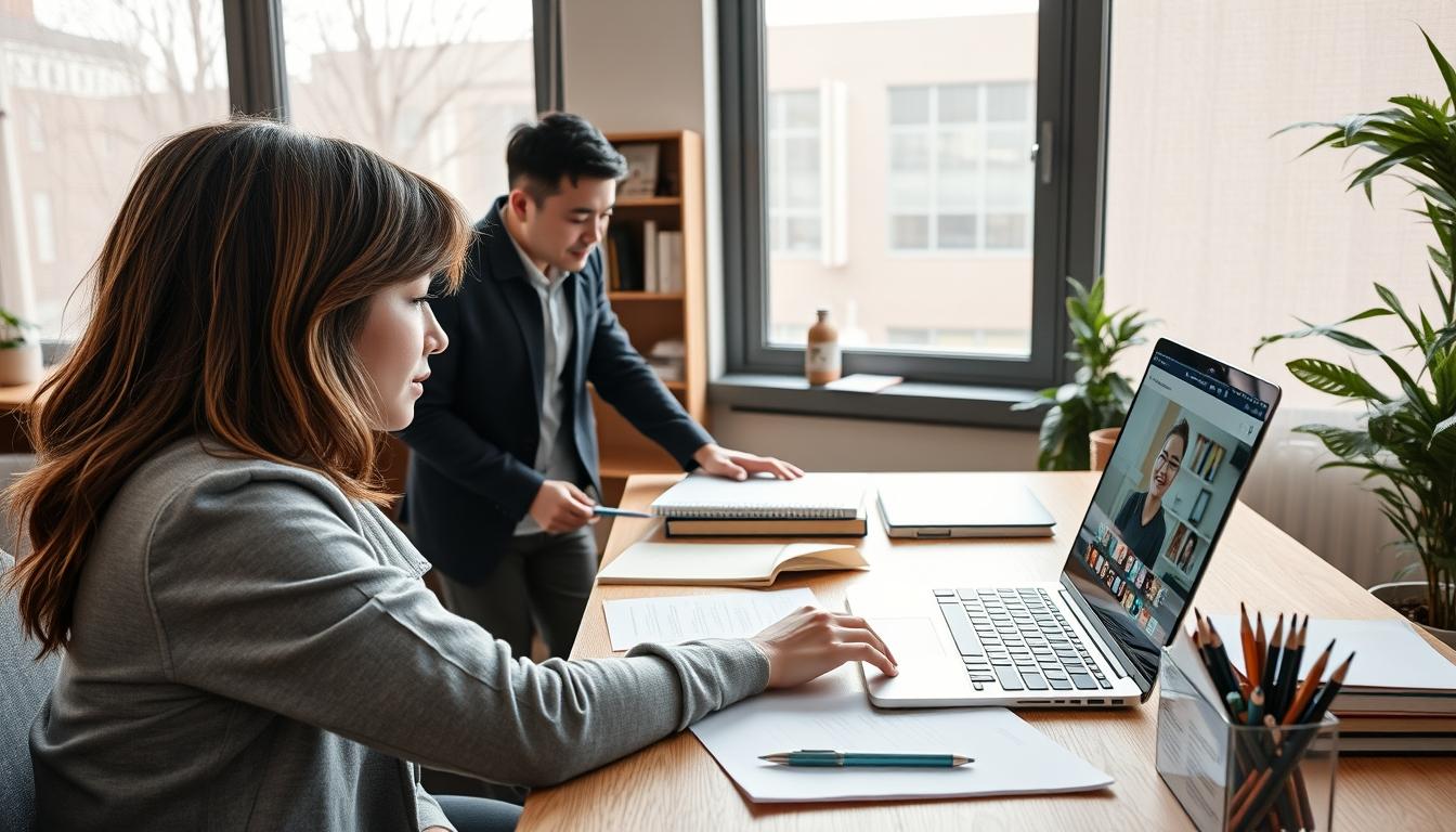 Students working in research laboratory